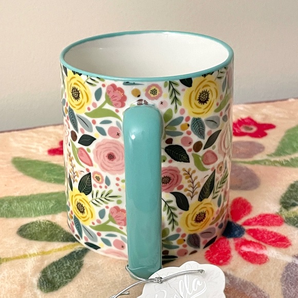 NWT Floral Coffee Mug with Inspirational Jesus Quote - Picture 6 of 7